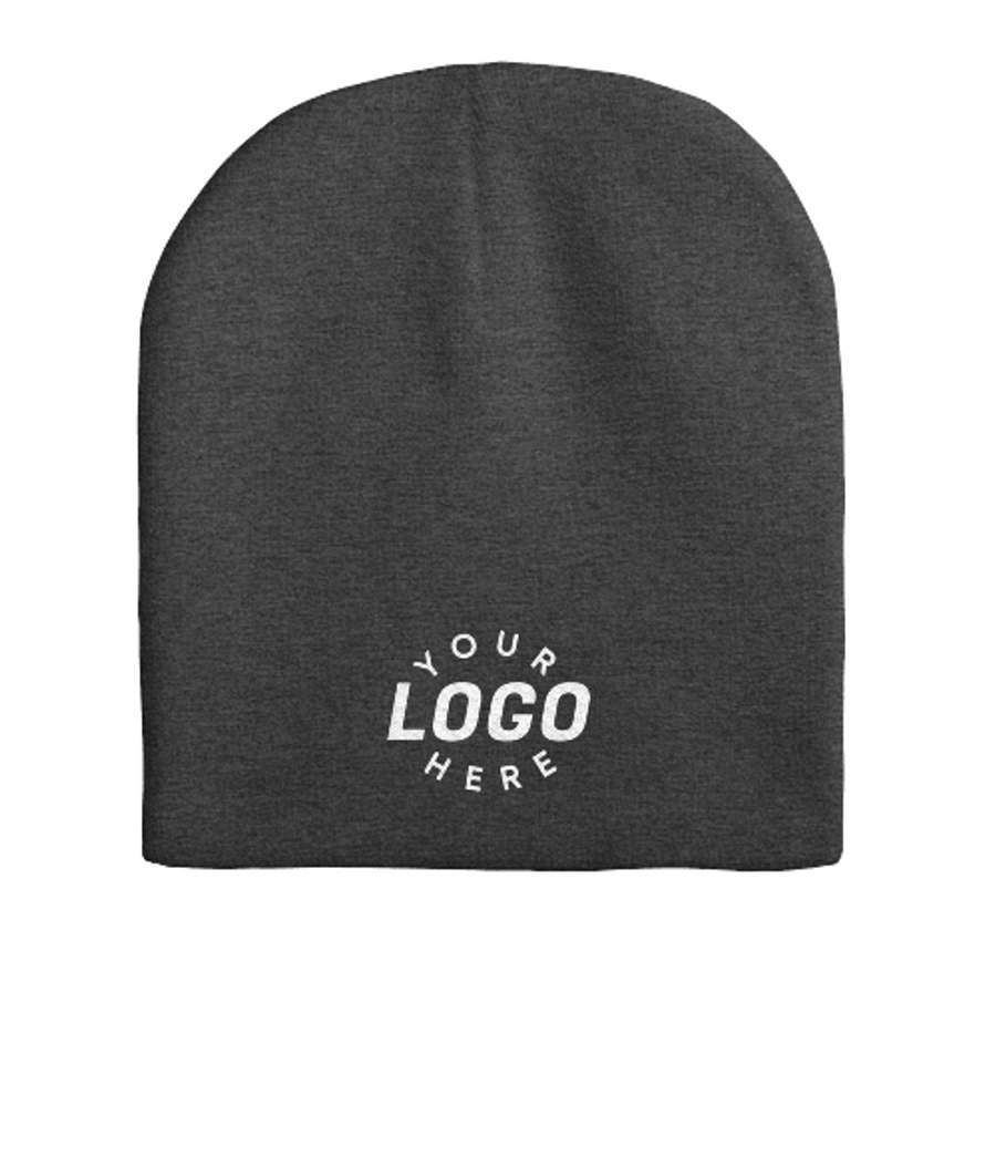 Sportsman Acrylic Knit Beanie in Heather Charcoal