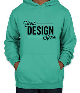 Port & Company Pigment Dyed Pullover Hoodie - Color: Peacock