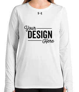 Under Armour Women's Long Sleeve Locker Performance Shirt 2.0 - Color: White