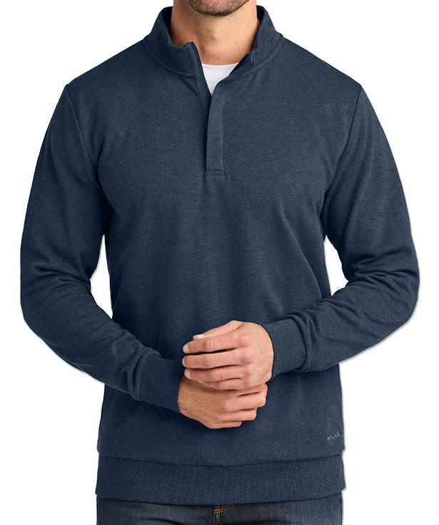 Custom TravisMathew Ocean Villa Quarter Zip Sweatshirt - Design