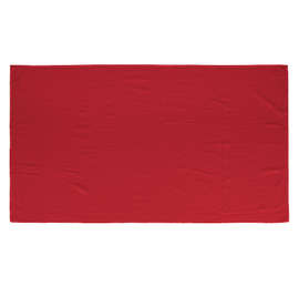 Port Authority Midweight Screenprinted Beach Towel - Color: Red