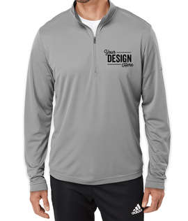 Adidas Recycled Lightweight Quarter Zip Sweatshirt - Color: Grey Three