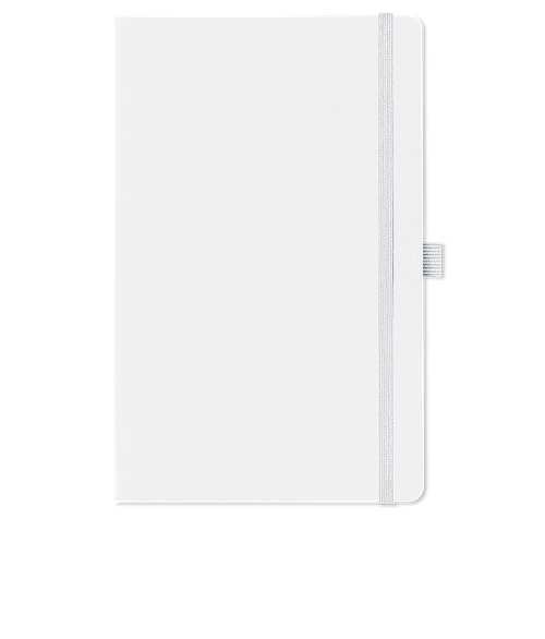 Castelli Matra Medio Lined Ivory Page Journal in White