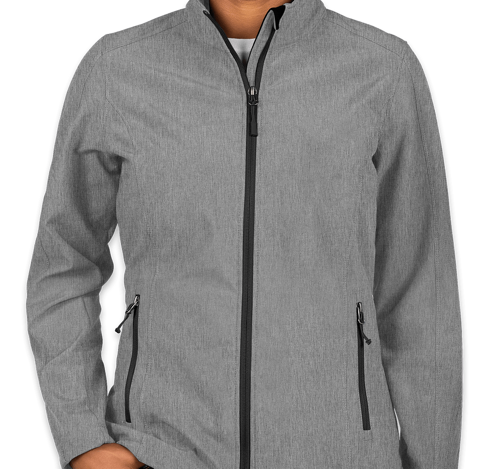 Port Authority Women's Core Fleece Lined Soft Shell Jacket - Printed-default