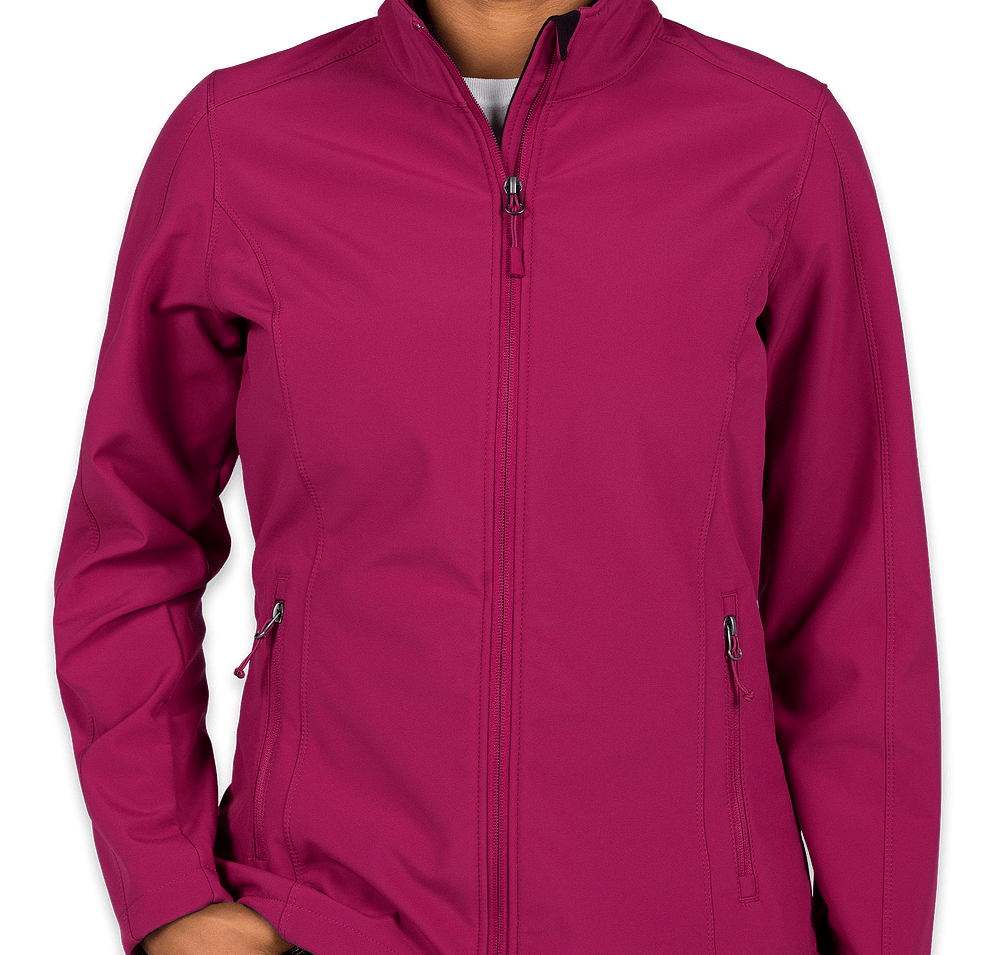 Port Authority Women's Core Fleece Lined Soft Shell Jacket - Printed-default