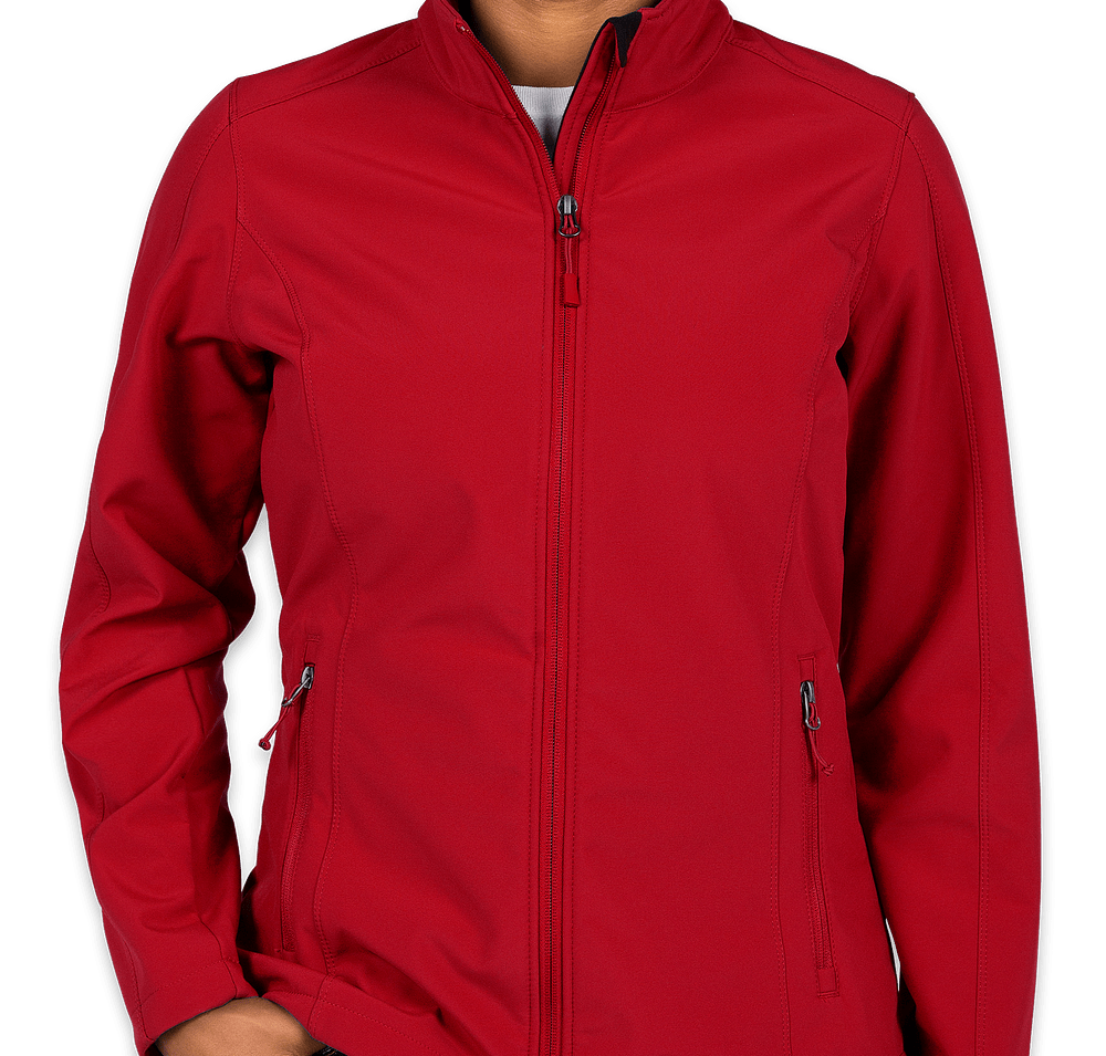 Port Authority Women's Core Fleece Lined Soft Shell Jacket - Printed-default