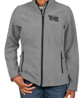 Port Authority Women's Core Fleece Lined Soft Shell Jacket - Color: Pearl Grey Heather