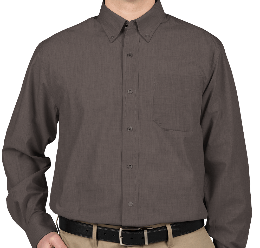 Port Authority Tall Crosshatch Dress Shirt-default