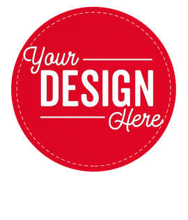 Circle Cardboard Coaster - Color: Red