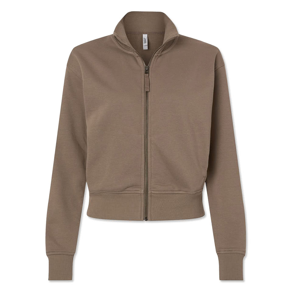 American Apparel Women's Heavyweight French Terry Full Zip Jacket