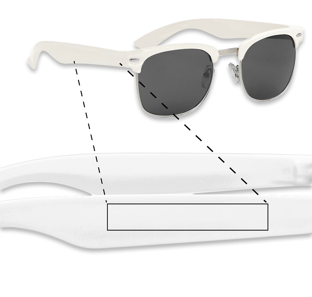 Panama Retro Browline Sunglasses-default