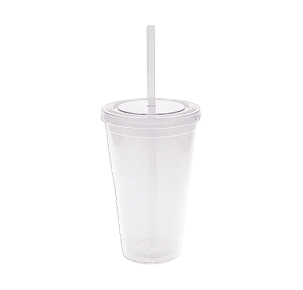 Full Color 16 oz. Freedom Insulated Tumbler with Straw-default