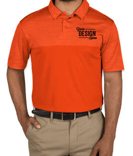 Augusta Tonal Heather Performance Polo - Color: Orange