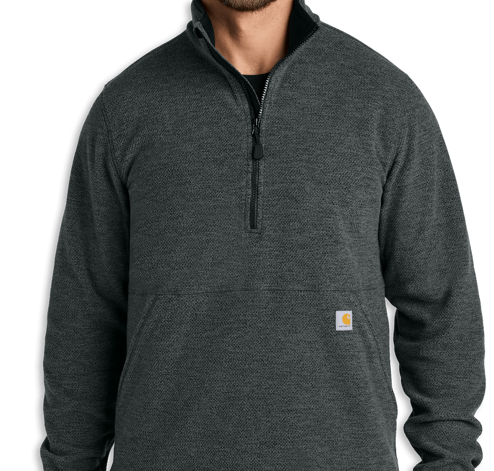 Carhartt Textured Half Zip Fleece Jacket-default
