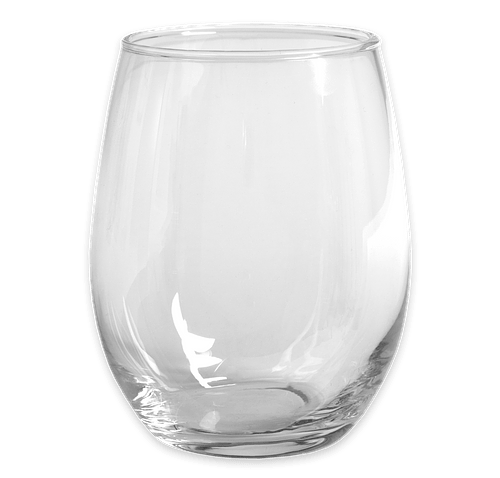 Live Today In All Caps Engraved 21 oz Stemless Wine Glass