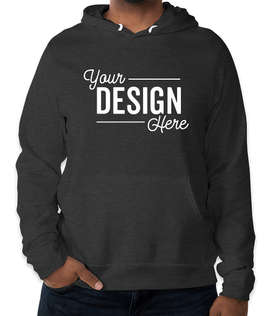 Bella + Canvas Ultra Soft Pullover Hoodie - Color: Black Heather