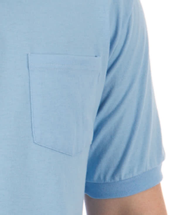 Hanes EcoSmart 50/50 Jersey Pocket Polo