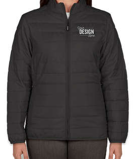Core 365 Women's Insulated Packable Puffer Jacket - Color: Black