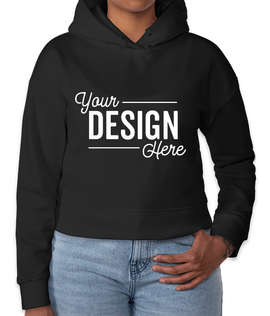 District Women's V.I.T. Drop Shoulder Pullover Hoodie - Color: Black