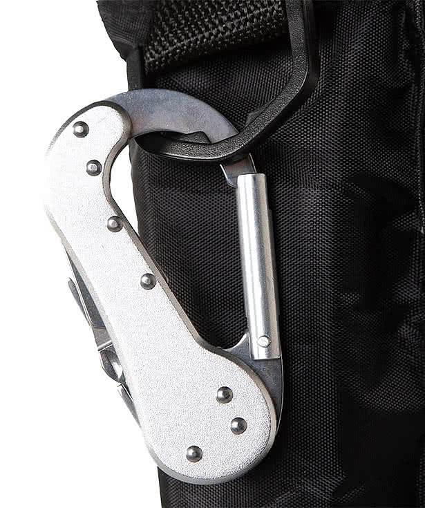 Laser Engraved Carabiner Golf Multi-Tool