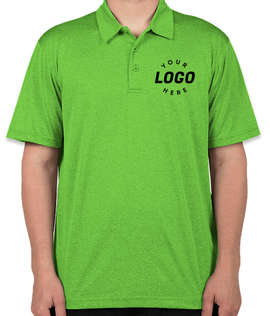 Sport-Tek Heather Contender Performance Polo - Screen Printed