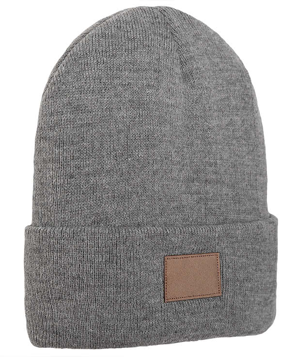 Ahead Newfoundland Cuff Beanie - Rectangle Patch - Embroidered