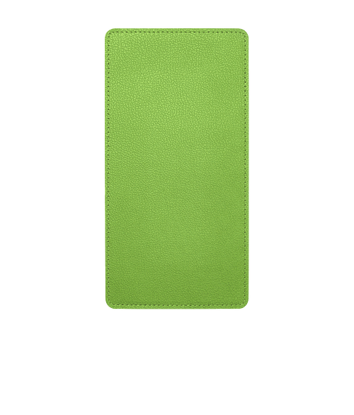 Debossed Slim Folding Phone Stand in LIME