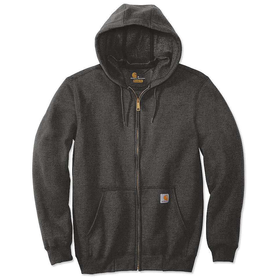 Carhartt Midweight Zip Hoodie - Embroidered