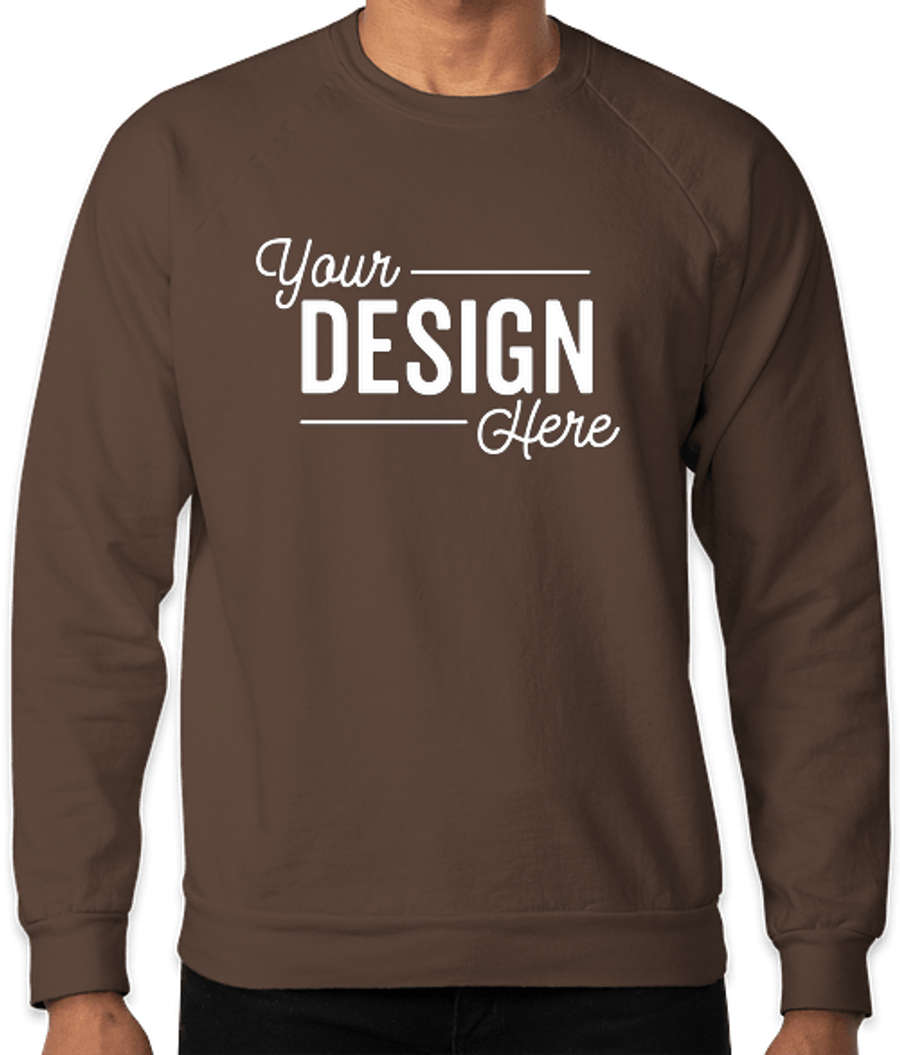 Royal Apparel USA-Made Organic Crewneck Sweatshirt in Bark