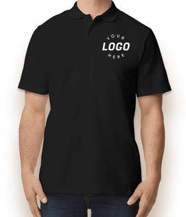 Gildan Softstyle Pique Polo - Color: Black
