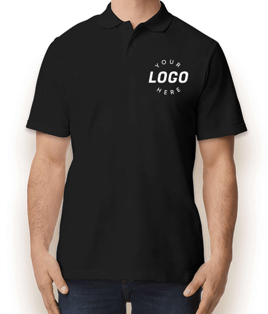 Gildan Softstyle Pique Polo - Printed in Black
