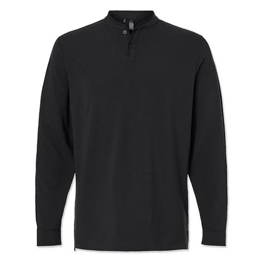 Adidas Recycled Long Sleeve Performance Henley