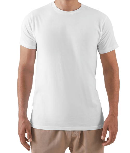 Zuni 100% Cotton Crewneck T-shirt in White