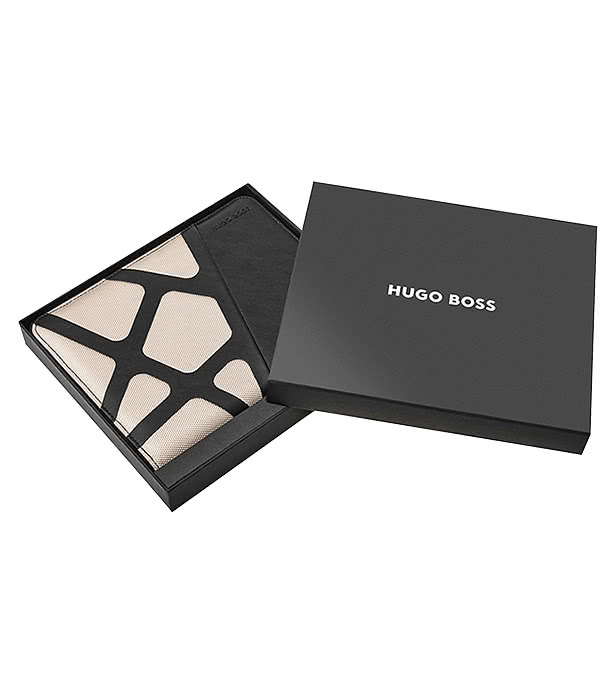 Hugo Boss Debossed A5 Conference Padfolio