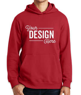 Port & Company Fan Favorite Pullover Hoodie - Color: Team Cardinal