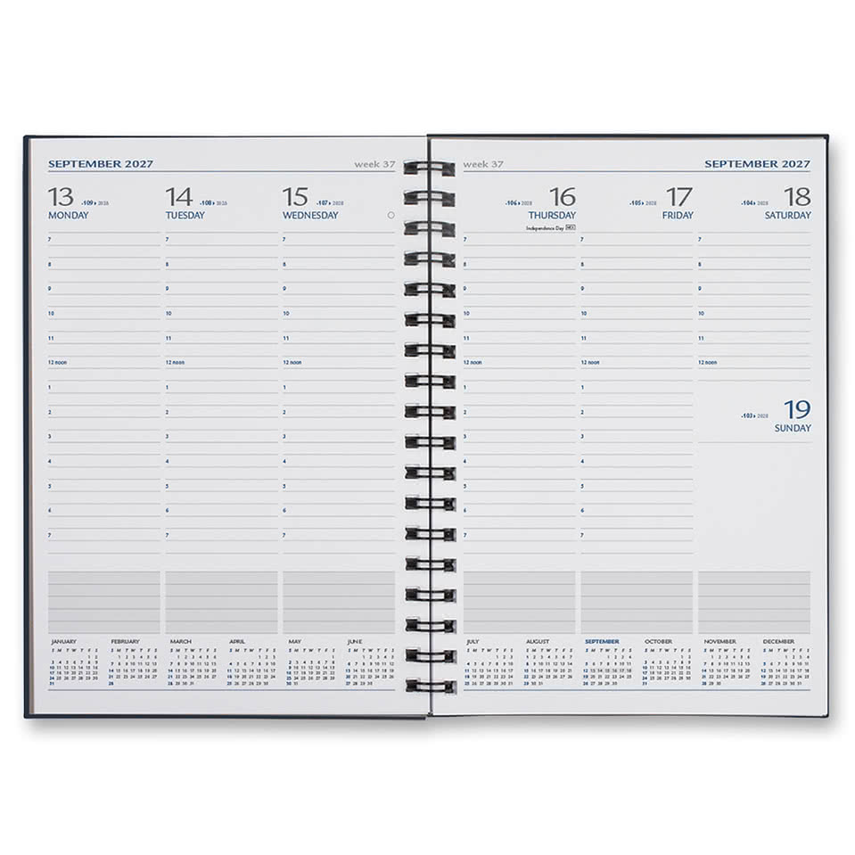 Castelli WireO Tucson Grande White Weekly Diary