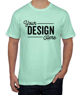 Canada - American Apparel Jersey T-shirt - Color: Light Aqua