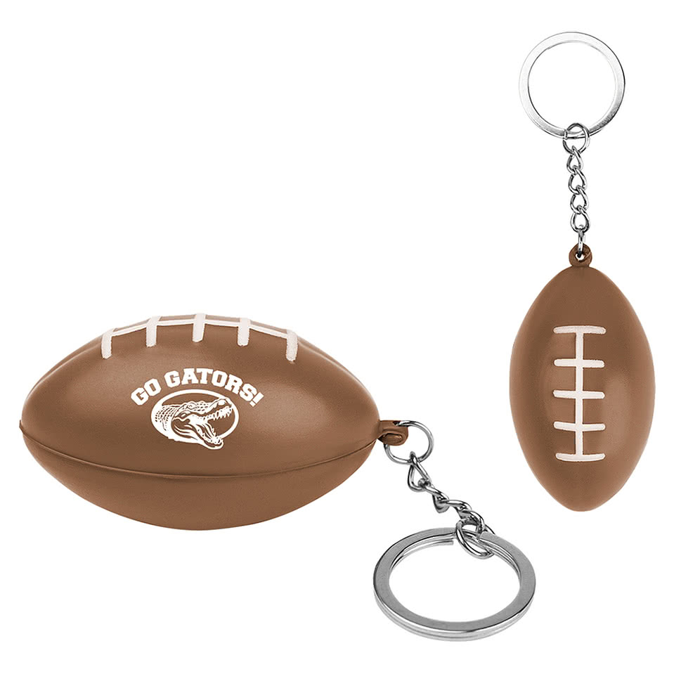 Football Stress Reliever Keychain
