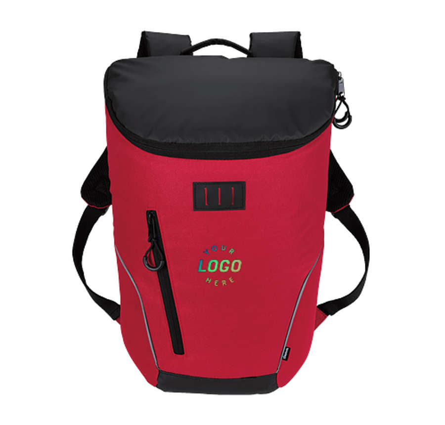 Full Color Koozie® Rogue Cooler Backpack in Red