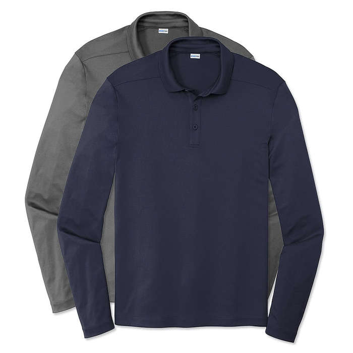 Sport-Tek UPF 50 Long Sleeve Performance Polo