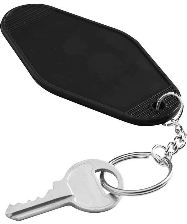 Recycled Plastic Motel Keychain