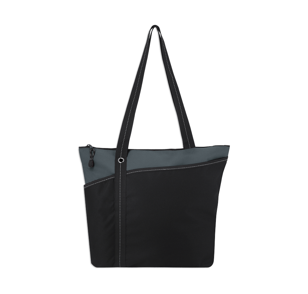 Full Color Annie Medium Zippered  Tote Bag-default