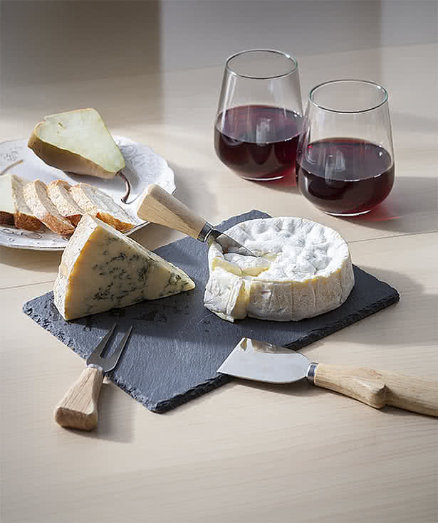 Maitre d' Slate Cheese Set - 4pc