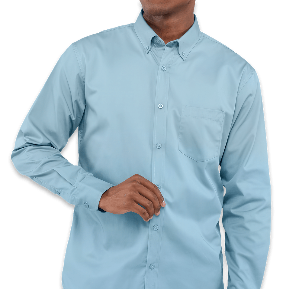 Elevate Wilshire Twill Long Sleeve Dress Shirt-default