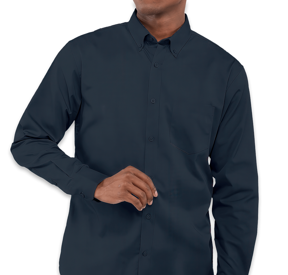 Elevate Wilshire Twill Long Sleeve Dress Shirt-default