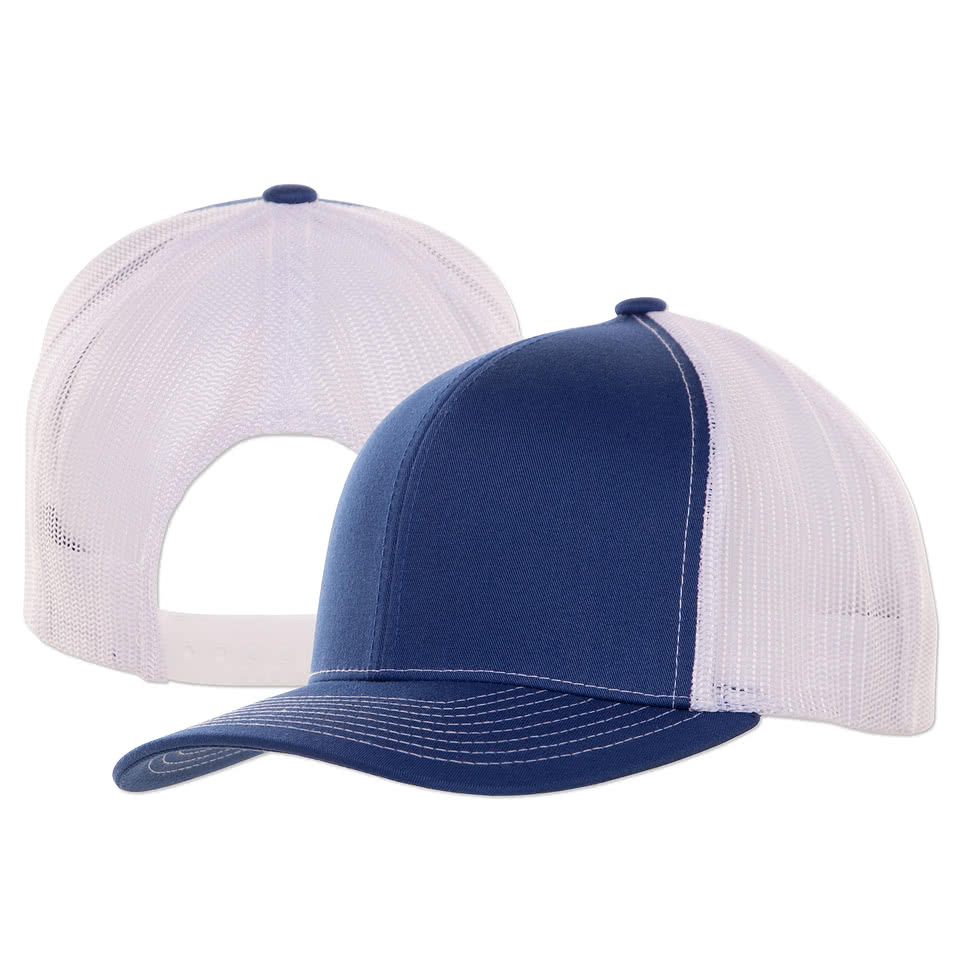 Pacific Headwear Contrast Stitch Snapback Trucker Hat