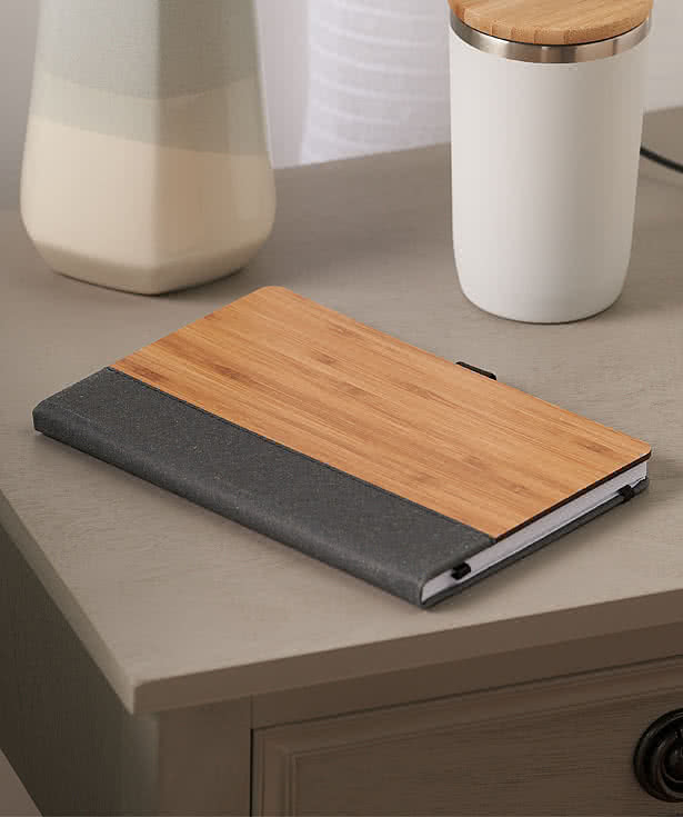 Bamboo Bound Hard Cover Notebook