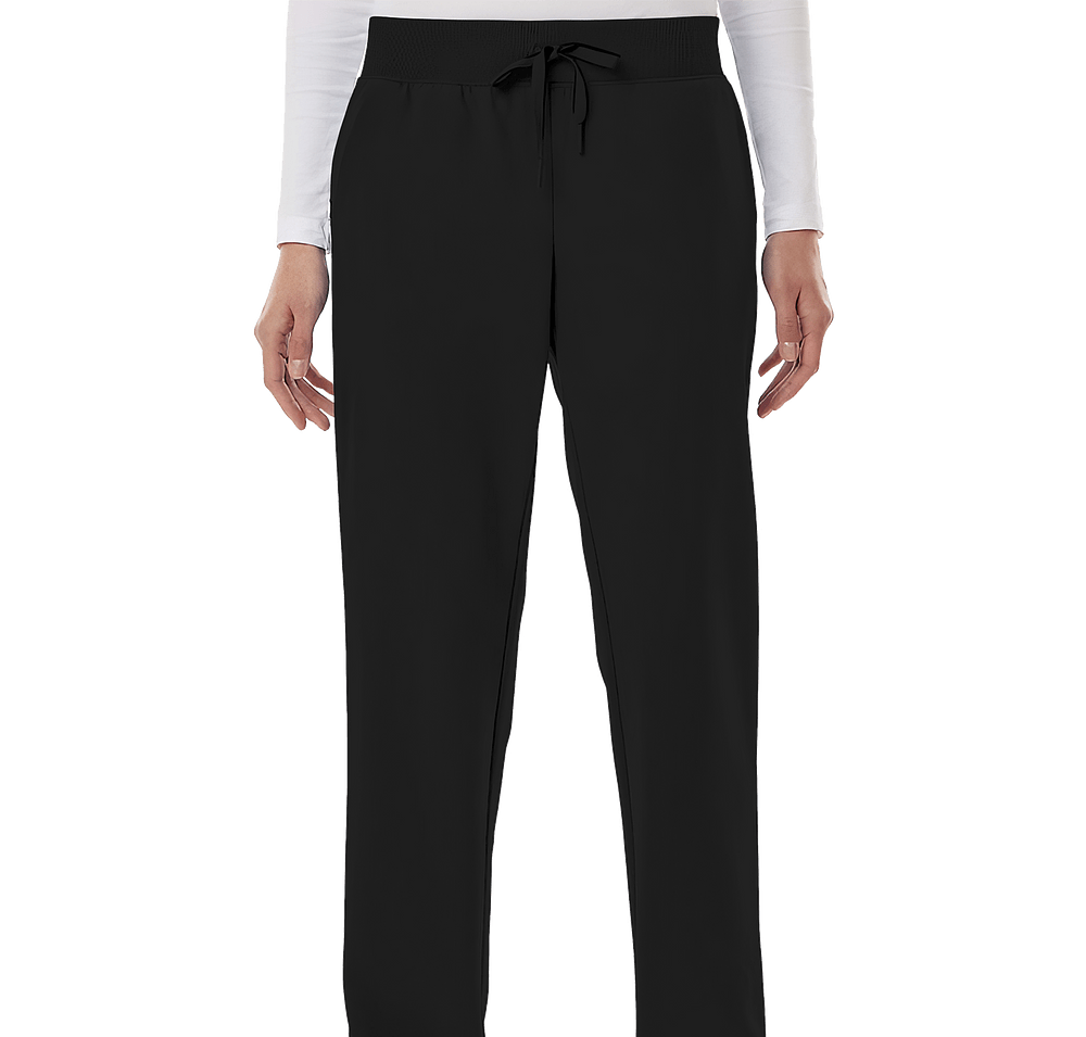 Jaanuu Women's Xenos Essential Knit-Waist Scrub Pant - Embroidered-default