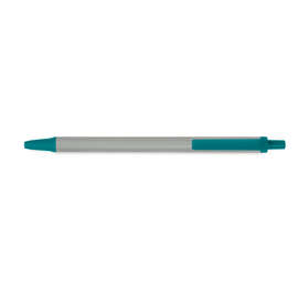 BIC Clic Stic Pen (black ink) - Color: Silver / Teal