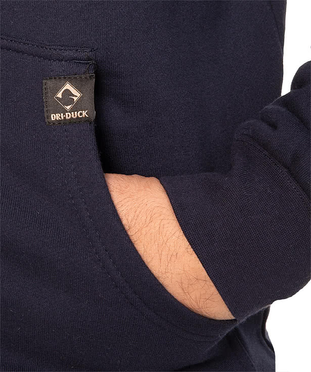 Dri Duck Crossfire Heavyweight Power Fleece Zip Hoodie - Embroidered